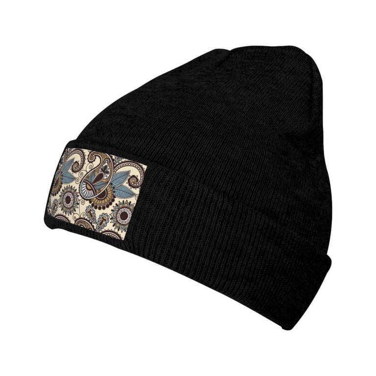 Vintage Black and Brown Patterned Hat Vintage Black & Brown Capulet Velvet Basket Weave Cocktail  main image 2