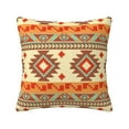 thumbnail image 1 of ZICANCN Vintage Southwestern Native Aztec Style Throw Pillow Covers, Bed Couch Sofa Knit Decorative Pillow Covers for Living Room Farmhouse, 18"x18", 1 of 8