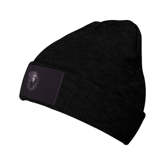 ZICANCN Virgo Star Sign Horoscope Knit Beanie Hat, Winter Cap Soft Warm Classic Hats for Men Women, Black