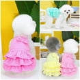 thumbnail image 1 of ZIEUO Adorable Pet Clothes for Cats & Small Dogs - Charming Spring & Autumn Wear Candy Colored Dress, 1 of 5