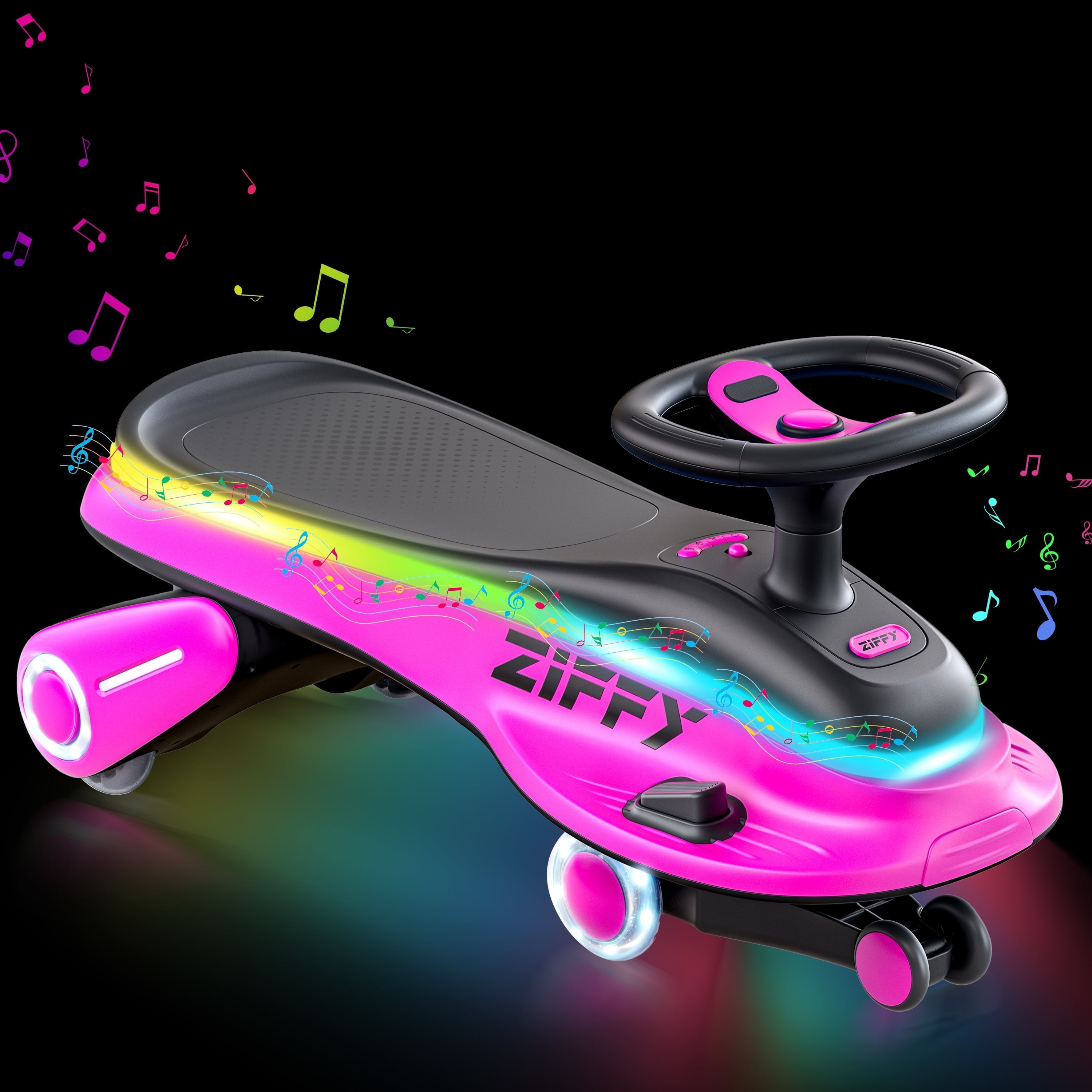 ち*む様 新品 Little Suzie High Gauge Pile Car ZIFFY 6V 5.5A Light-Up Electric Wiggle Car, 2-in-1 Swing Car, 2