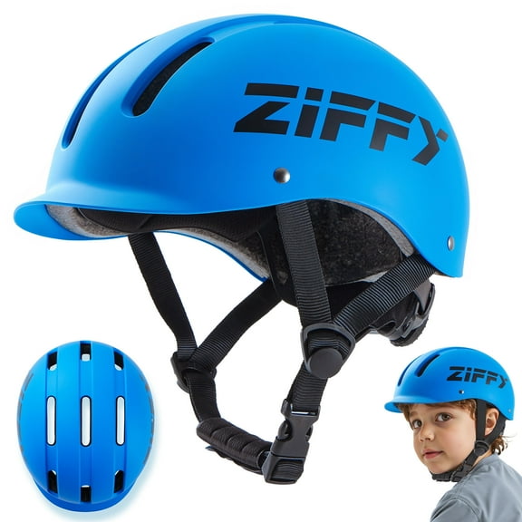 ZIFFY Kids Helmet -Adjustable Toddler & Child Bike Helmet for Ages5-10 Multi-Sport for Bicycle, Skateboard, Scooter, Roller Skating & Balance Biking