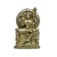 thumbnail image 1 of ZIG ZAG Sri Lalitha Tripura Sundari Devi Statue for for Pooja Room, Home, Office and Temple Idol Golden (Size-7 Inches), 1 of 5