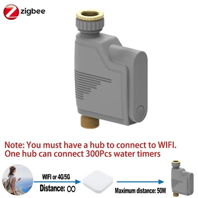 ZIGBEE WIFI Garden Watering Timer Smart Sprinkler Drip Irrigation
