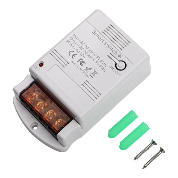 for ZIGBEE Wireless Switch 30A for Smart Life App, High Power Relay Controller with Inching and Self-Locking Modes, AC 85-250V for ZIGBEE for GATEWAY for Home Automation