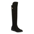 thumbnail image 1 of ZIGI SOHO Womens Black Hardware Detail Strap At Upper Cushioned Onley Round Toe Block Heel Riding Boot 6.5 M, 1 of 4