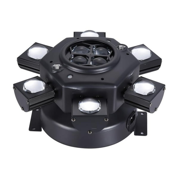 ZIHUI Moving Head DJ Lights Mini LED Spotlight Beam 200W RGBW Stage Lights Professional DMX Channels Sound Activated DJ Lights for Disco Club Party Dance Wedding Bar Christmas