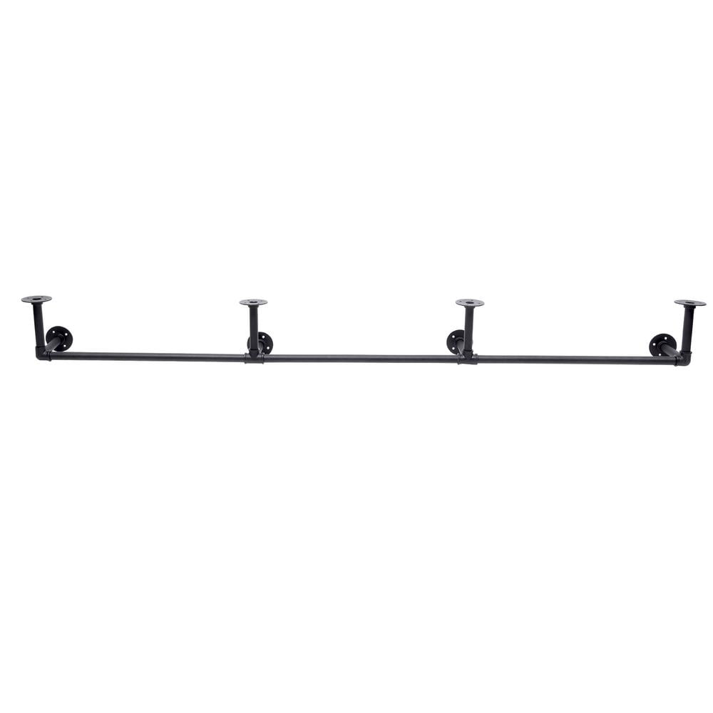 ZIHUI Pipe Bar Foot Rail Pipe Railing Guide Rail Heavy Duty Wall Mount ...