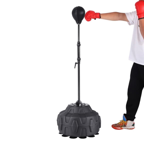 ZIHUI Punching Bag with Stand Height Adjustable Kickboxing Bags Speed Ball Speed Bag Boxing Equipment Floor Punching Bag for Fitness Training sweet