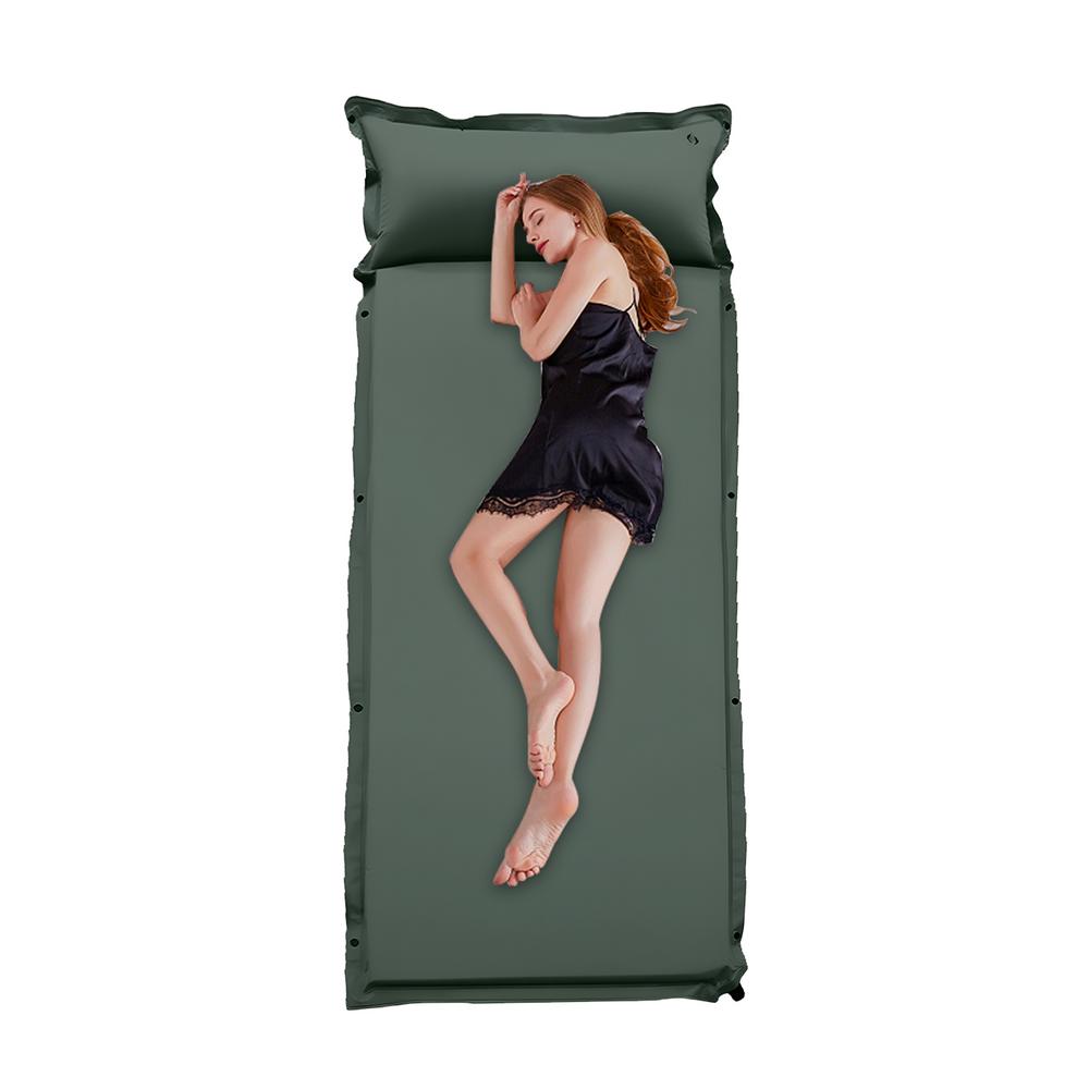 ZIHUI Single Air Mattress with Pump Portable Automatic Single Air