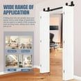 ZIHUI Sliding Door Track Replacement Barn Door Hardware Sliding Door