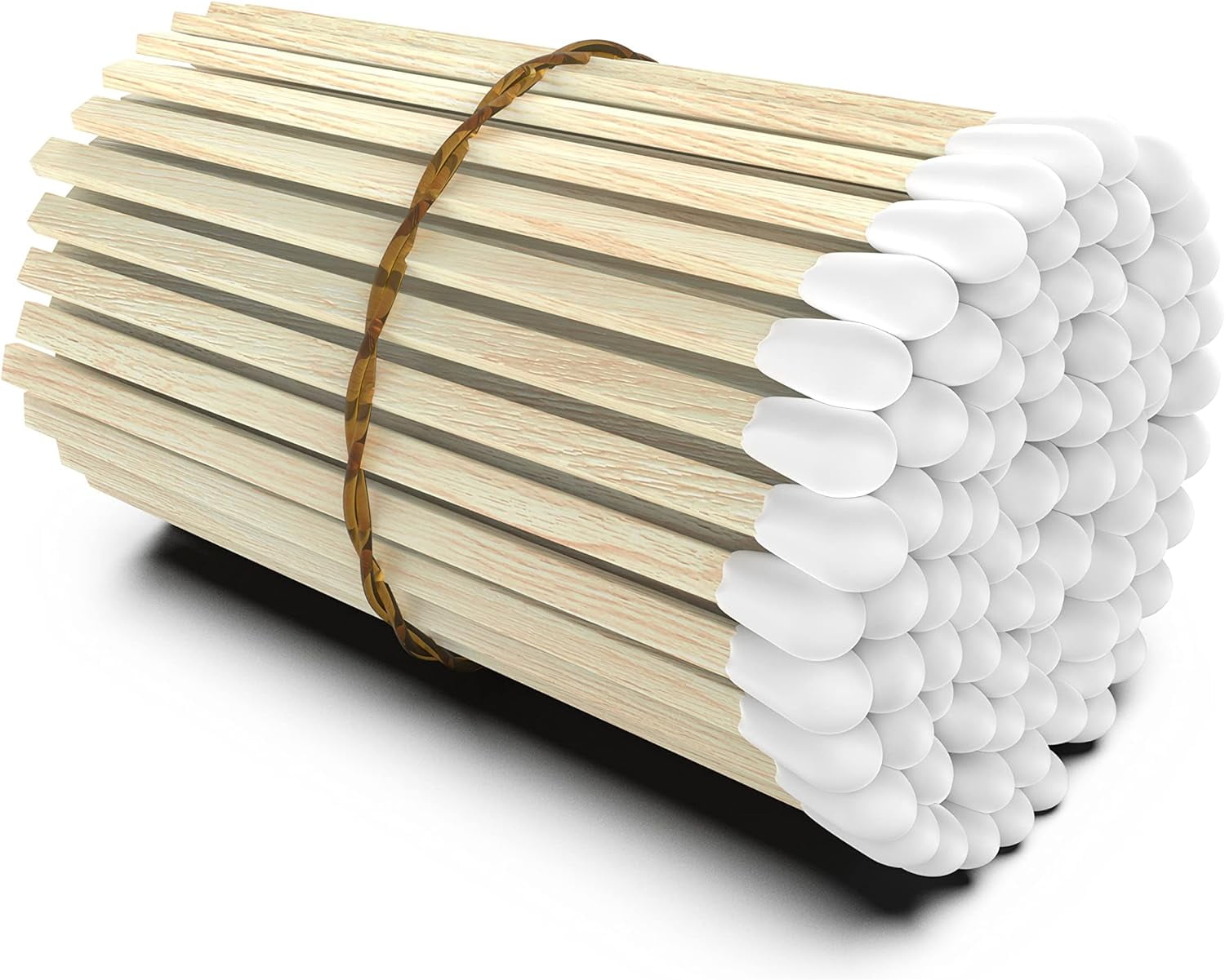 ZIKANI 4 Inch White Tip Matches Match Refill and Striker 100 Long