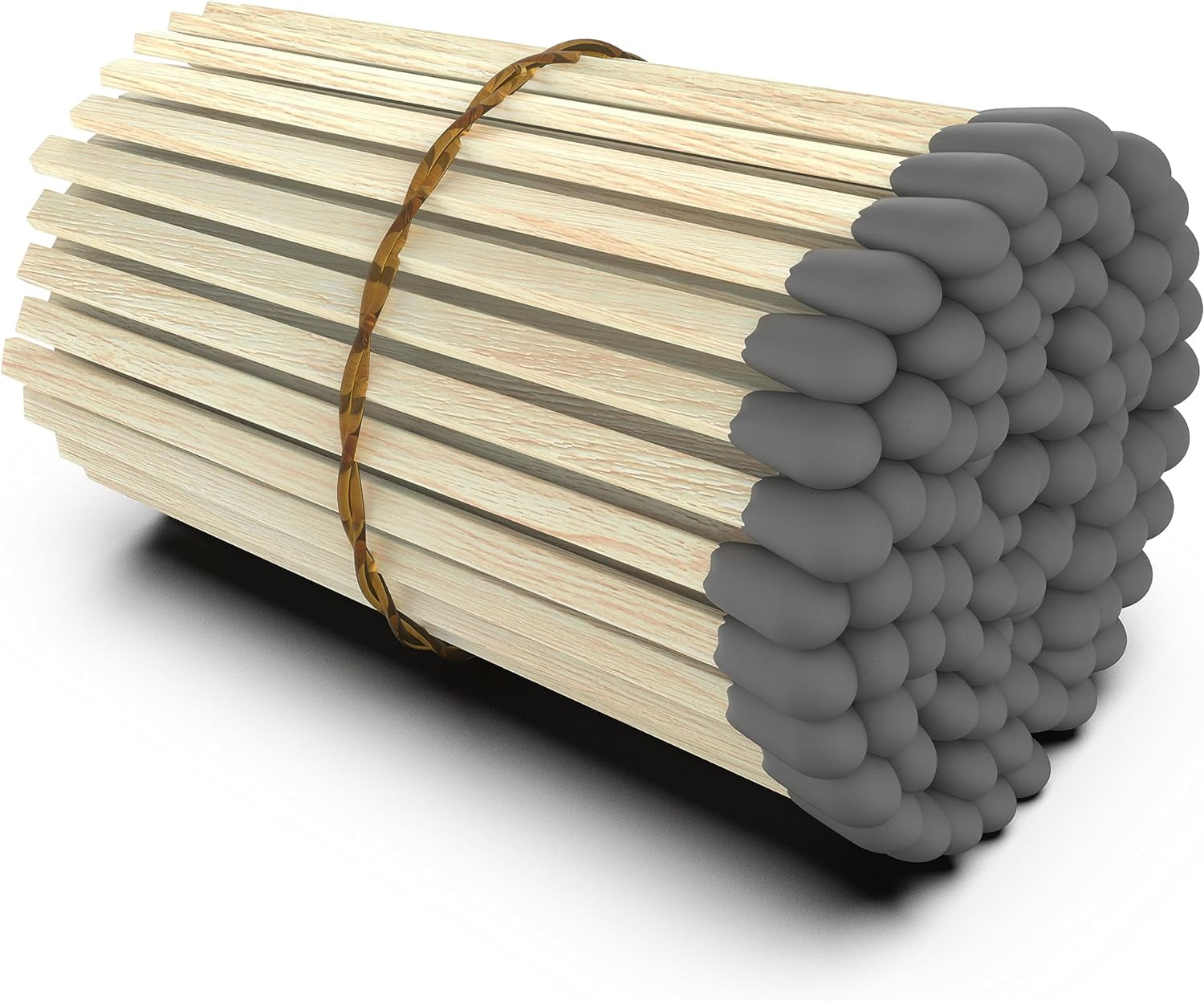 ZIKANI Decorative Artisan Matches 4 Inch Kiln Dried Wood with Striker