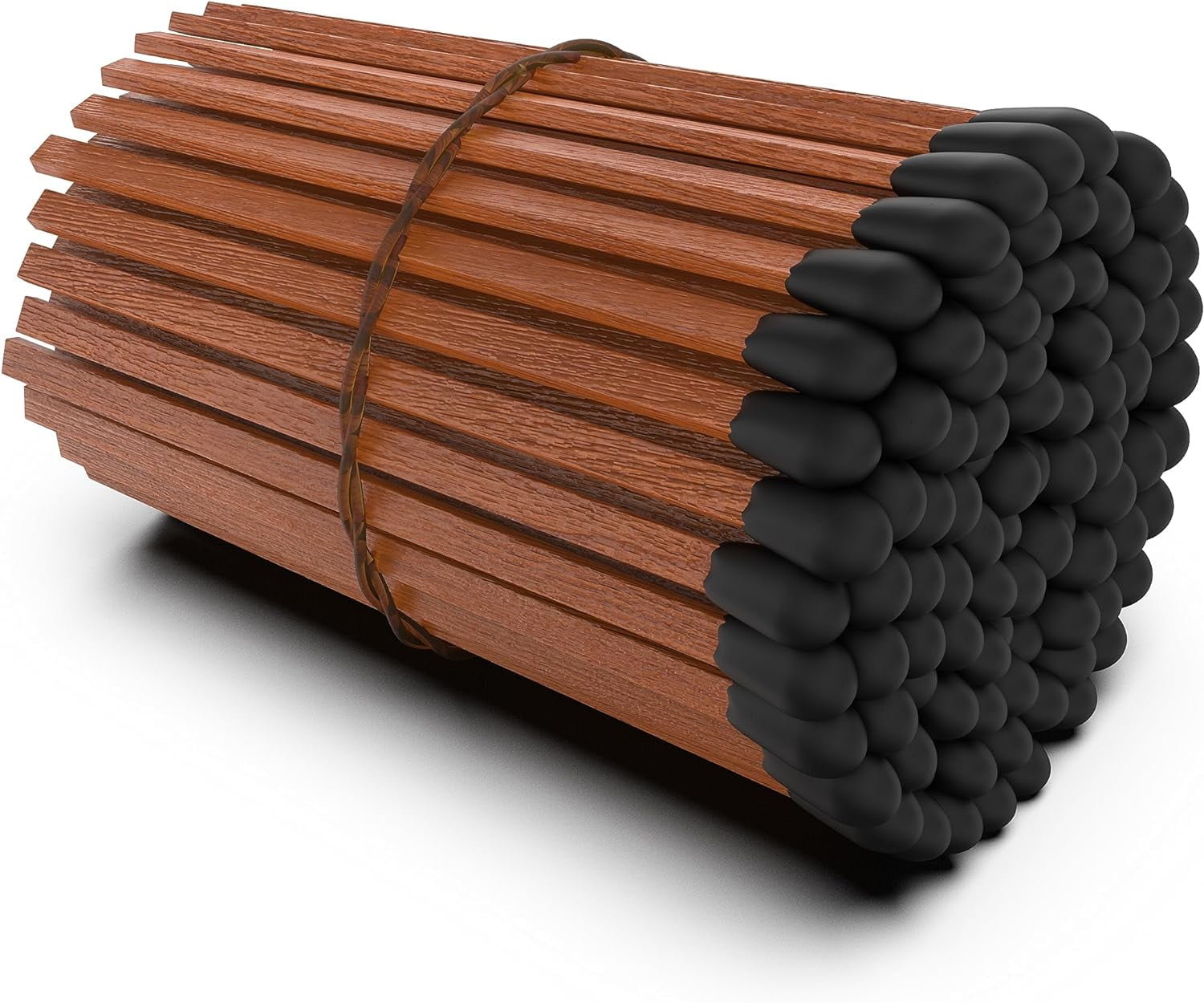 ZIKANI Espresso Stick Black Tip Matches 4 Inch Match Refill and Striker