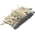 thumbnail image 1 of ZIKANI Grey Tip Matches 4 inch Match Refill and Striker 200 Long Matches Short Matches Wooden Matches Bulk Matches Decorative Matchsticks Safety Matches for Cloche Jar Box Fireplace (Grey), 1 of 7