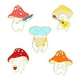 thumbnail image 1 of ZILEFSILK 5pcs Enamel Pins Set for Jackets Shirt Lapel Button Badges Aesthetic Brooch, 1 of 7
