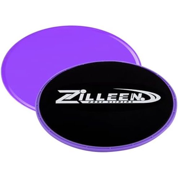 ZILLEEN Exercise Sliders for Working Out Fitness Discs for Pilates Women Men, 2 Pack