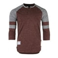thumbnail image 1 of ZIMEGO Men’s 3/4 Sleeve Henley Shirt – Casual Slim Fit Crew Neck Raglan Baseball Fashion Athletic T-Shirts Tee, 1 of 7