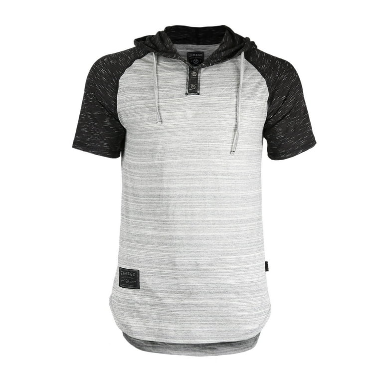 ZAFUL Men's Vintage ALASKA Graphic Eagle Printed Colorblock