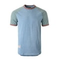 thumbnail image 1 of ZIMEGO Mens Short Sleeve Ringer Tee - Color Block Raglan Casual T-Shirt, 1 of 6