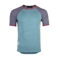 thumbnail image 1 of ZIMEGO Mens Short Sleeve Ringer Tee - Color Block Raglan Casual T-Shirt, 1 of 6