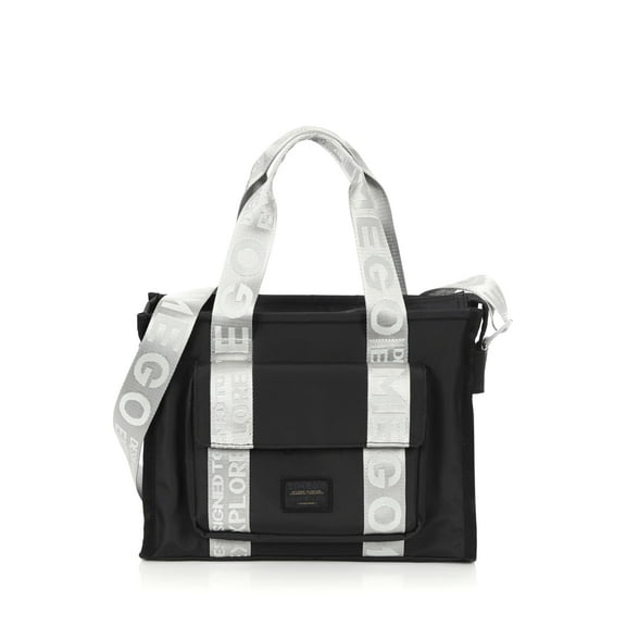 ZIMEGO Women's Casual Tote Bag - Stylish and Versatile Crossbody Travel Handbag, Black