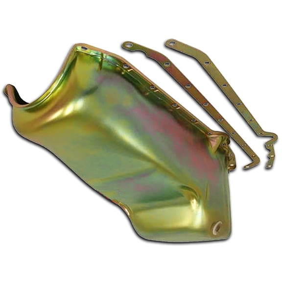 ZINC STEEL OIL PAN RACING & REINFORCED RAILS FOR 58-79 CHEVY SB 283 305 327 350