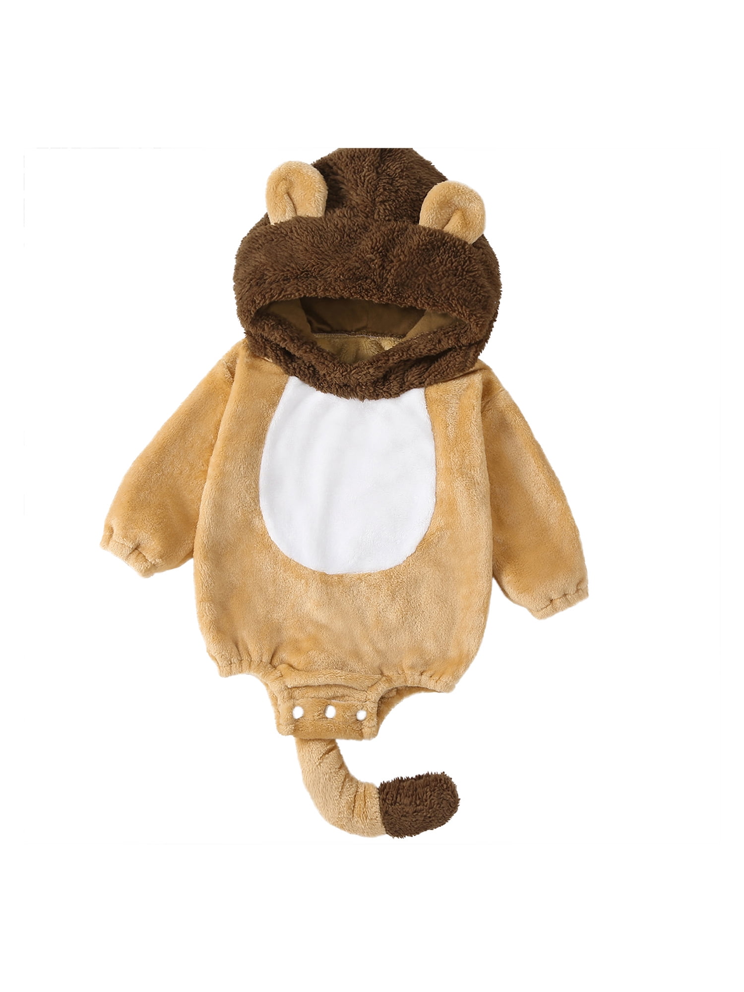 ZINTAOZT Infant Baby Boy Girl Animal Costume Newborn Flannel Hooded