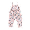 thumbnail image 1 of ZINTAOZT Toddler Girl Jumpsuit Baby Halloween Clothes Ghost/Pumpkin Print Sleeveless One Piece Strap Romper 6M-3T, 1 of 8