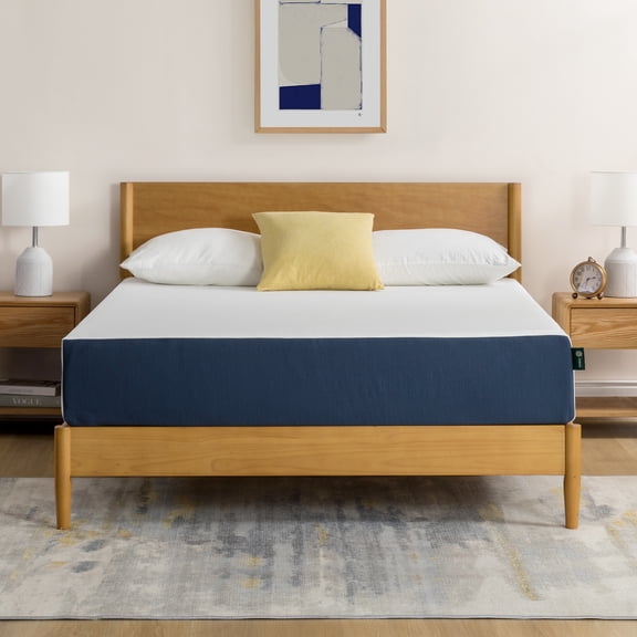 Zinus 10" King Green Tea Waterfall Memory Foam Mattress in a Box