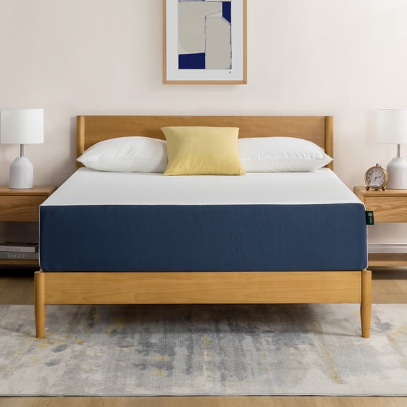 Zinus 12" Full Green Tea Waterfall Memory Foam Mattress in a Box