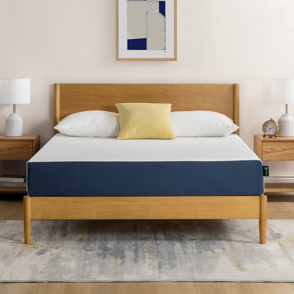 Zinus 8" Queen Green Tea Waterfall Memory Foam Mattress in a Box