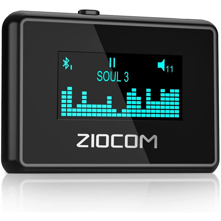 ZIOCOM 30 Pin Bluetooth Adapter Receiver with LCD Display, Built