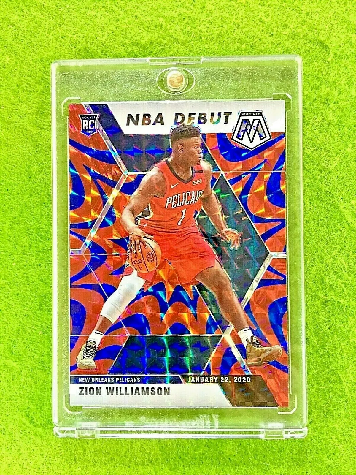 2020-21 Panini Obsidian deals Zion Williamson Pitch Black Die Cut /99