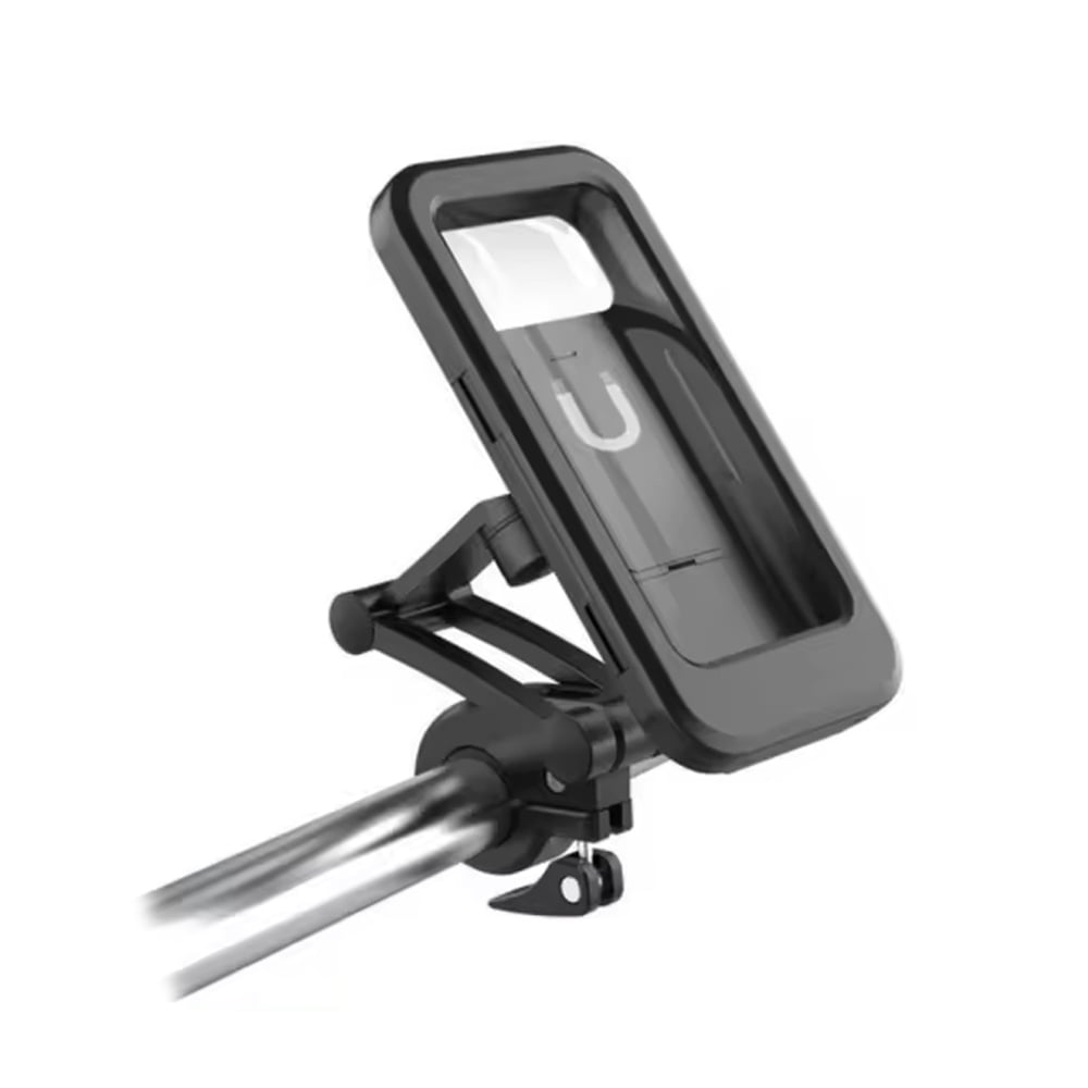 ZIOSTAND Motorcycle Bike Phone Holder Waterproof with TPU Touch Screen 360 Degree Universal Bicycle Mobile Mount for Phone less then 6.5 inch