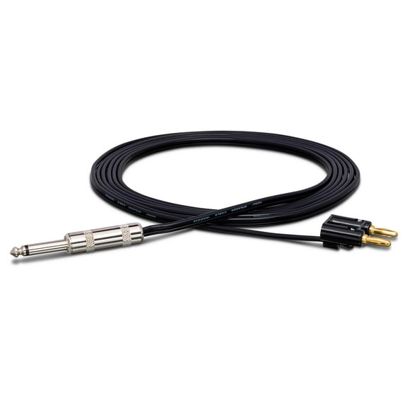 Hosa SKZ-625BN Speaker Cable 1/4" TS to Dual Banana 25 feet