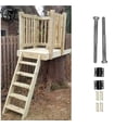 thumbnail image 1 of ZIP LINE LAUNCH PLATFORM HARDWARE KIT, Model Building Kits, Treehouse, Powder Coated, 1 of 3