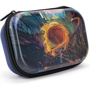 ZIPIT 3D Pencil Box for Boys | Lenticular Pencil Case for School | Large Capacity Pencil Pouch (Basketball)
