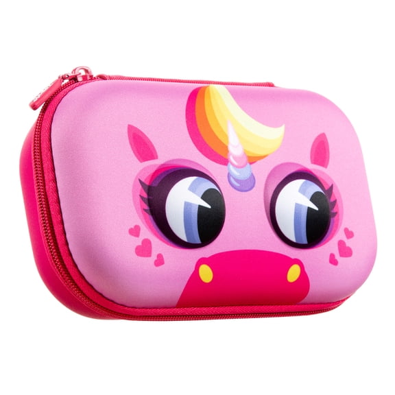ZIPIT Beast - Pony Pencil Box for Kids, Cute Storage Case for School Supplies, Secure Zipper Closure (Pony)