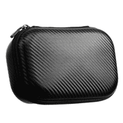 ZIPIT Carbon Storage Box with Inner Divider, Black