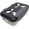 thumbnail image 1 of ZIPIT Black Monster Recycled Plastic Pencil Box for Kids, Elementary School Box, 1 of 8