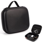 ZIPIT Carbon Electronic Organizer Case, Hard Shell EVA Travel Cable Organizer for Chargers, Cords & Tech Accessories, Black