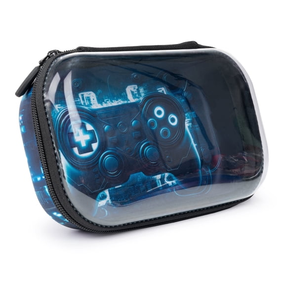 ZIPIT Clear Top Pencil Box | Gaming Pencil Case | Large Capacity Pencil Pouch