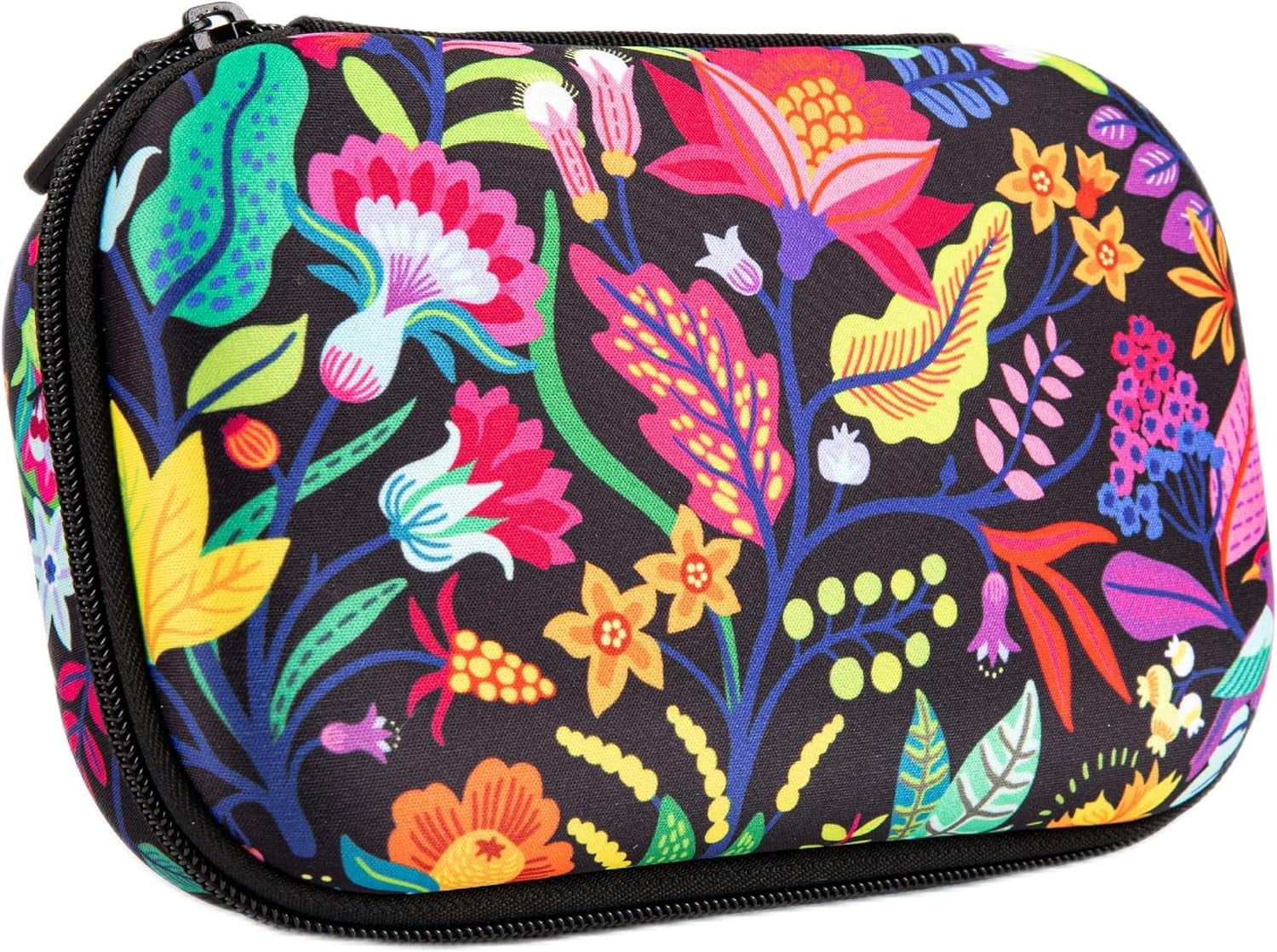 ZIPIT Flowers Pencil Box for Girls Pencil Case for School Organizer