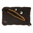 thumbnail image 1 of ZIPIT Grillz Large Pencil Case | Black Pencil Pouch College and Office, 1 of 10