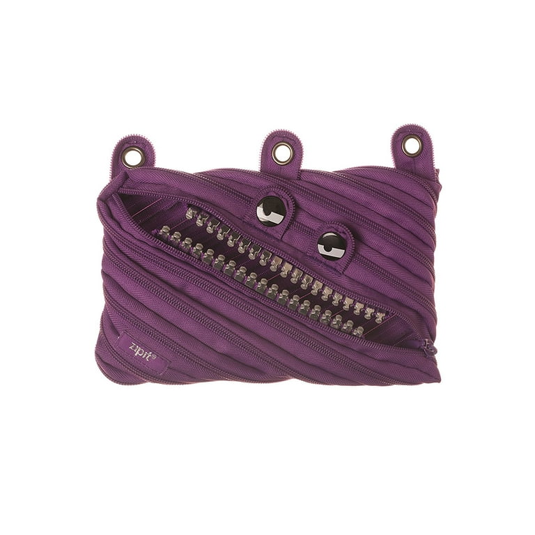 ZIPIT Grillz Monster Pencil Cases with Scissors & Sharpener