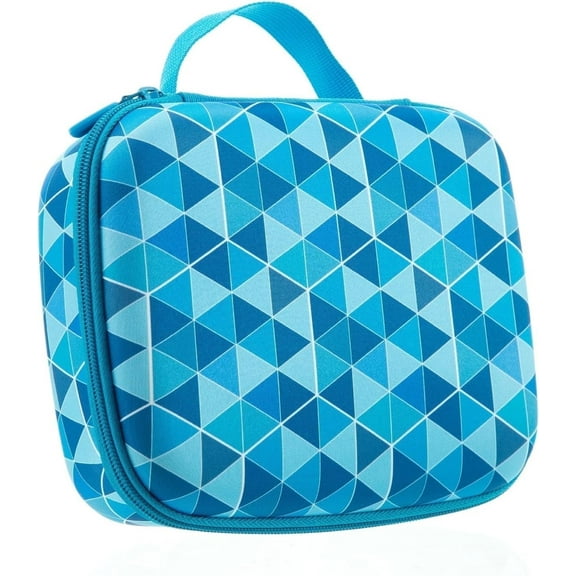 ZIPIT Jumbo Pencil Box | Extra Large Capacity Organizer Pencil Case with Handle | Holds Up to 110 Pens | Machine Washable (Blue)