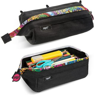 ZIPIT Monster Pencil Case for Boys, Holds up to 30 Pens, Made of One Long  Zipper! (Royal Blue)
