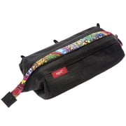 ZIPIT Lenny Pencil Case - Black & Doodles - Large Storage Capacity Zipper Pouch, Makeup-Stationery Bag, School, Washable Polyester, Kids-Teens-Adults