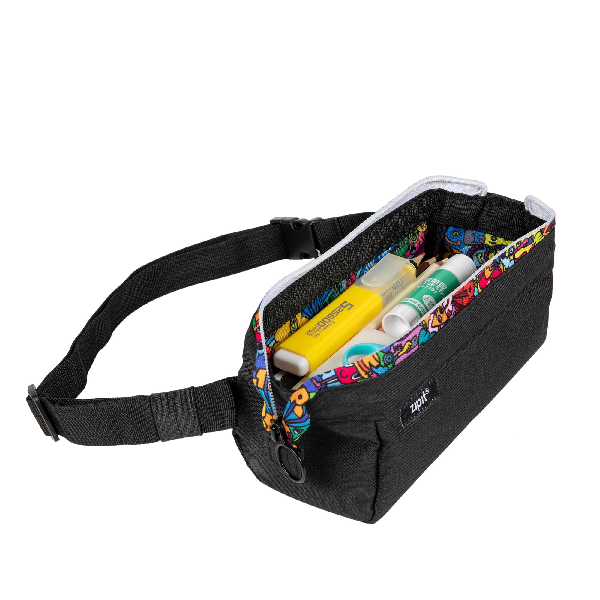ZIPIT Lenny Pencil Case, Waistband Binder Pouch, Hip Pouch for